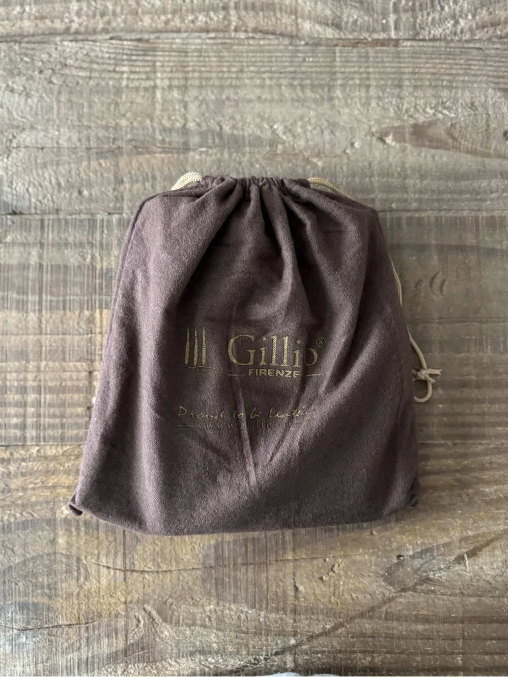 Gillio Medium Mia Cara Epoca leather Planner in Dark Brown (RARE 2016)